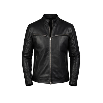 Ionic Black Leather Jacket