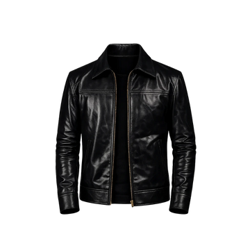 Mystical Black Leather Jacket